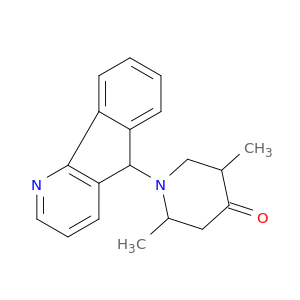 4-Piperidinone, 1-(5H-indeno[1,2-b]pyridin-5-yl)-2,5-dimethyl-