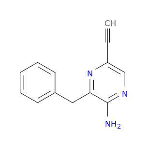 3-Benzyl-5-ethynylpyrazin-2-amine