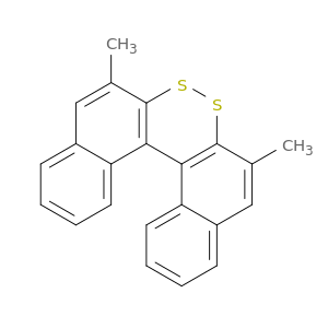Dinaphtho[2,1-c:1',2'-e][1,2]dithiin,2,5-dimethyl-