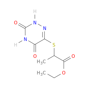 ETHYL 2-[(3,5-DIOXO-2H-1,2,4-TRIAZIN-6-YL)SULFANYL]PROPANOATE