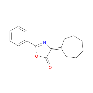 5(4H)-Oxazolone, 4-cycloheptylidene-2-phenyl-