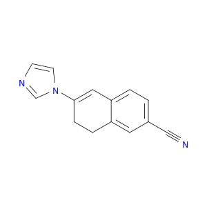 2-Naphthalenecarbonitrile, 7,8-dihydro-6-(1H-imidazol-1-yl)-