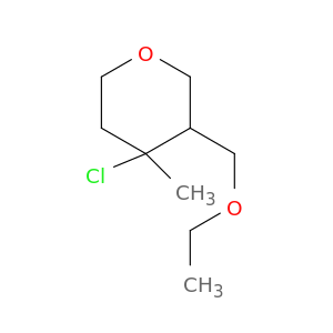 2H-Pyran, 4-chloro-3-(ethoxymethyl)tetrahydro-4-methyl-