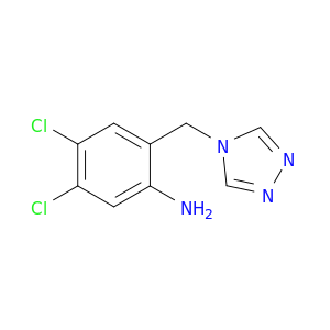 Benzenamine, 4,5-dichloro-2-(4H-1,2,4-triazol-4-ylmethyl)-