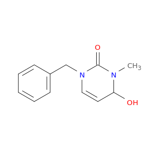 2(1H)-Pyrimidinone, 3,4-dihydro-4-hydroxy-3-methyl-1-(phenylmethyl)-