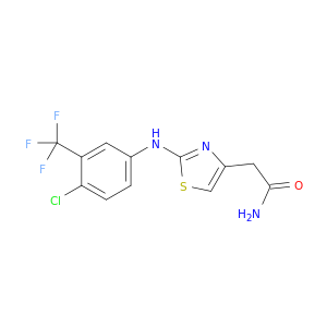 4-Thiazoleacetamide, 2-[[4-chloro-3-(trifluoromethyl)phenyl]amino]-