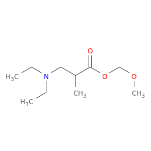 Propanoic acid, 3-(diethylamino)-2-methyl-, methoxymethyl ester
