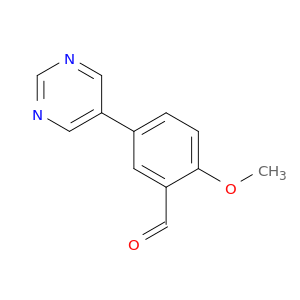 2-Methoxy-5-pyrimidin-5-ylbenzaldehyde