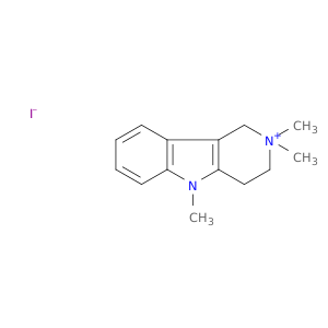 1H-Pyrido[4,3-b]indolium, 2,3,4,5-tetrahydro-2,2,5-trimethyl-, iodide