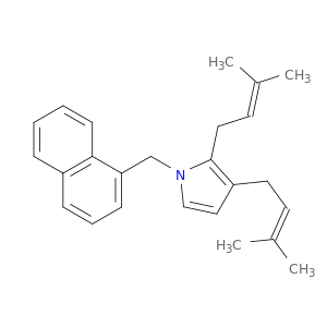 1H-Pyrrole, 2,3-bis(3-methyl-2-butenyl)-1-(1-naphthalenylmethyl)-