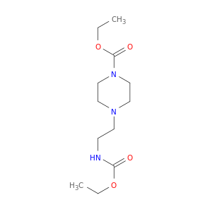 1-Piperazinecarboxylicacid, 4-[2-[(ethoxycarbonyl)amino]ethyl]-, ethyl ester
