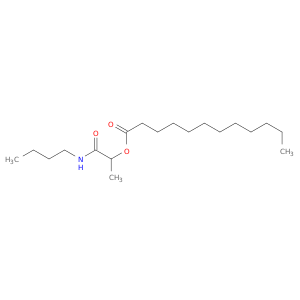 Dodecanoic acid,2-(butylamino)-1-methyl-2-oxoethyl ester