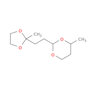 1,3-Dioxane, 4-methyl-2-[2-(2-methyl-1,3-dioxolan-2-yl)ethyl]-
