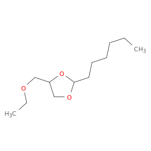 1,3-Dioxolane,4-(ethoxymethyl)-2-hexyl-