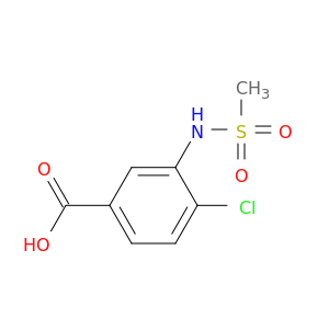 4-Chloro-3-methanesulfonamidobenzoic Acid