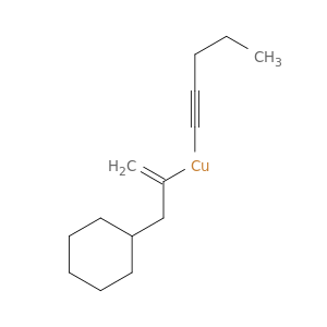 Copper, [1-(cyclohexylmethyl)ethenyl]-1-pentynyl-
