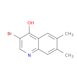 3-Bromo-6,7-二甲基-4-喹啉醇
