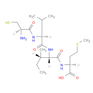 L-Methionine, N-[N-(N-L-cysteinyl-L-valyl)-L-isoleucyl]-