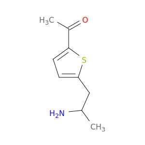 Ethanone, 1-[5-(2-aminopropyl)-2-thienyl]-