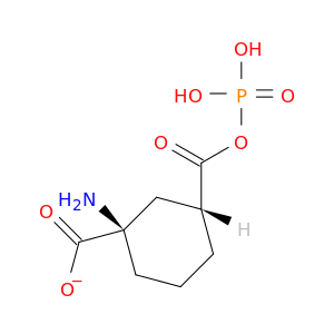 1,3-Cyclohexanedicarboxylicacid, 1-amino-, 3-phosphono ester, (1R,3R)-rel-