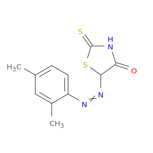 4-Thiazolidinone, 5-[(2,4-dimethylphenyl)azo]-2-thioxo-