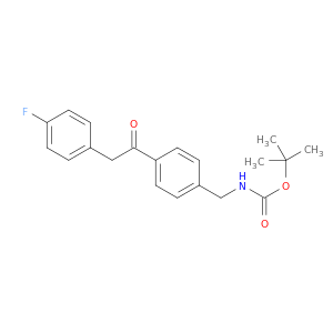 tert-Butyl 4-(2-(4-fluorophenyl)acetyl)benzylcarbamate