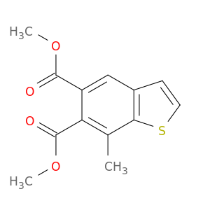Benzo[b]thiophene-5,6-dicarboxylic acid, 7-methyl-, dimethyl ester