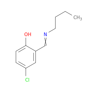 Phenol, 2-[(butylimino)methyl]-4-chloro-