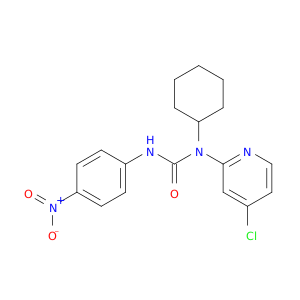 1-(4-chloropyridin-2-yl)-1-cyclohexyl-3-(4-nitrophenyl)urea