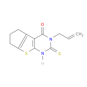 3-丙烯基-2-巯基-3,5,6,7-四氢-4H-环戊醇[4,5]噻吩并[2,3-D]嘧啶-4-酮