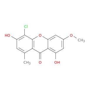 9H-Xanthen-9-one,4-chloro-3,8-dihydroxy-6-methoxy-1-methyl-