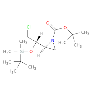 N-t-Boc-2S-1S-butyldimethylsilyloxy-2-chloroethyl)aziridine
