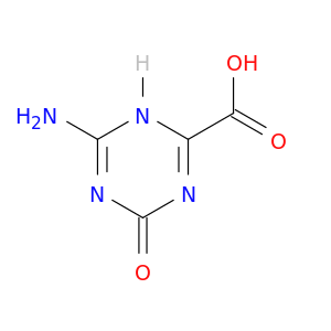 6-amino-4-oxo-1,4-dihydro-1,3,5-triazine-2-carboxylic acid