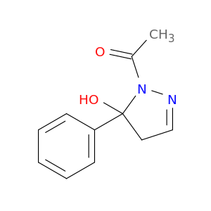 1H-Pyrazol-5-ol, 1-acetyl-4,5-dihydro-5-phenyl-