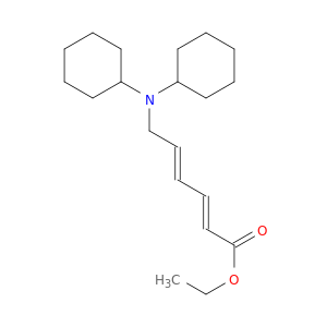 2,4-Hexadienoic acid, 6-(dicyclohexylamino)-, ethyl ester, (E,E)-