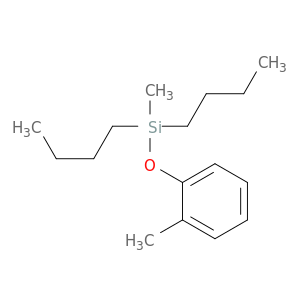 Silane, dibutylmethyl(2-methylphenoxy)-