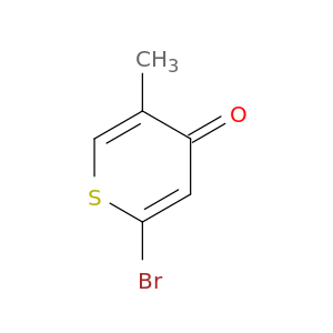 4H-Thiopyran-4-one, 2-bromo-5-methyl-