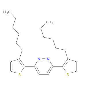 Pyridazine, 3,6-bis(3-hexyl-2-thienyl)-