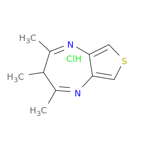 3H-Thieno[3,4-b][1,4]diazepine, 2,3,4-trimethyl-, hydrochloride