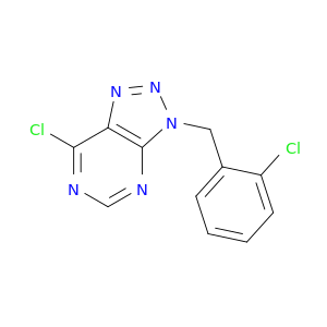 3H-1,2,3-Triazolo[4,5-d]pyrimidine, 7-chloro-3-[(2-chlorophenyl)methyl]-