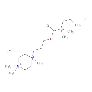 1-{3-[(2,2-dimethylpentanoyl)oxy]propyl}-1,4,4-trimethylpiperazinediium diiodide