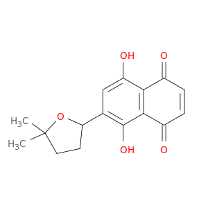 6-(5,5-DIMETHYLTETRAHYDRO-2-FURANYL)-5,8-DIHYDROXYNAPHTHOQUINONE
