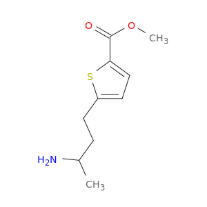 2-Thiophenecarboxylic acid, 5-(3-aminobutyl)-, methyl ester