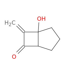 Bicyclo[3.2.0]heptan-6-one, 1-hydroxy-7-methylene-