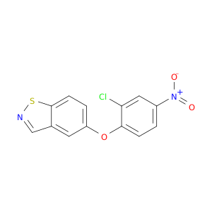 1,2-Benzisothiazole, 5-(2-chloro-4-nitrophenoxy)-