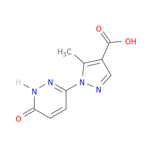 5-methyl-1-(6-oxo-1,6-dihydropyridazin-3-yl)-1H-pyrazole-4-carboxylic Acid