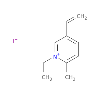 Pyridinium, 5-ethenyl-1-ethyl-2-methyl-, iodide
