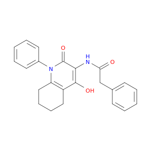 Benzeneacetamide,N-(1,2,5,6,7,8-hexahydro-4-hydroxy-2-oxo-1-phenyl-3-quinolinyl)-