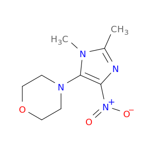 Morpholine, 4-(1,2-dimethyl-4-nitro-1H-imidazol-5-yl)-