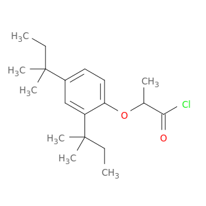 Propanoyl chloride, 2-[2,4-bis(1,1-dimethylpropyl)phenoxy]-